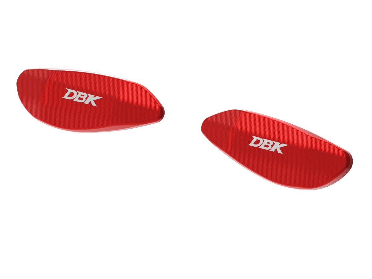 Ducabike DBK CNC Mirror Hole Cover Kit Aprilia RS660 / RSV4 - Red