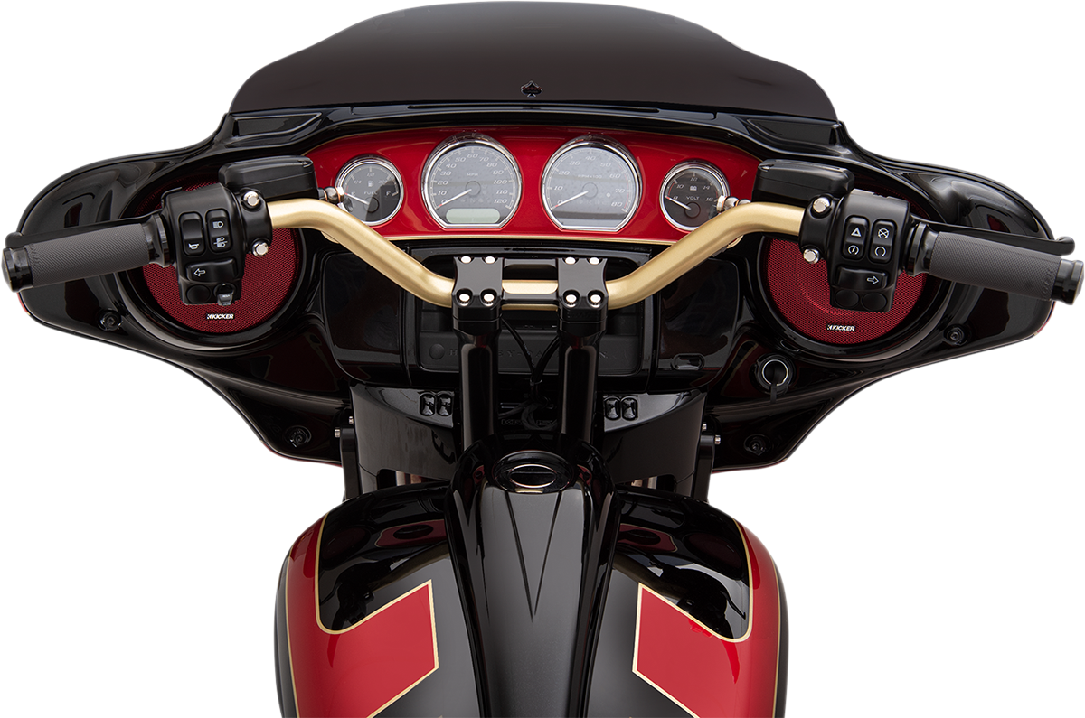 Thrashin Supply CO. 1" Handlebar - Mid Bend - Black