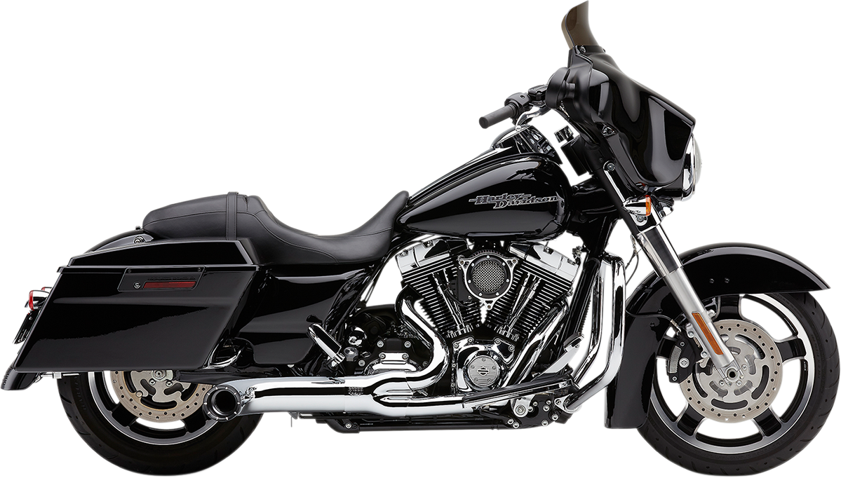 Cobra Turn Out 2-Into-1 Exhaust System - Chrome