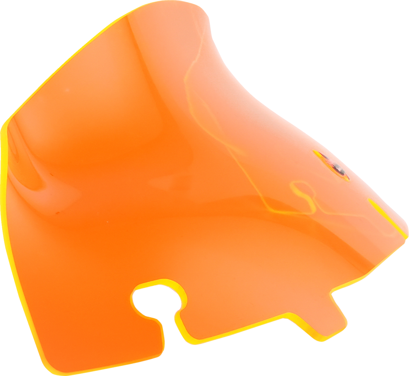 Klock Werks Ice Flare® Windshield - 4" - Orange Ice - '14-'25 FLHT/FLHX
