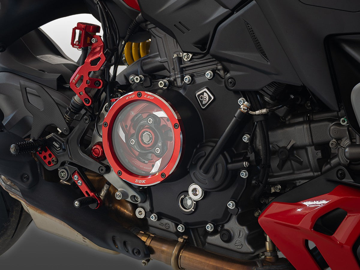 Ducabike DBK Clear Clutch Cover EVO LED Ducati V2