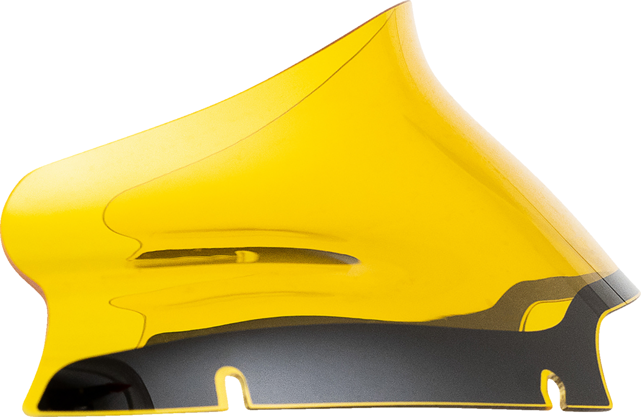 Klock Werks Kolor Flare® Windshield - 6" - Yellow - '15-'25 FLTR