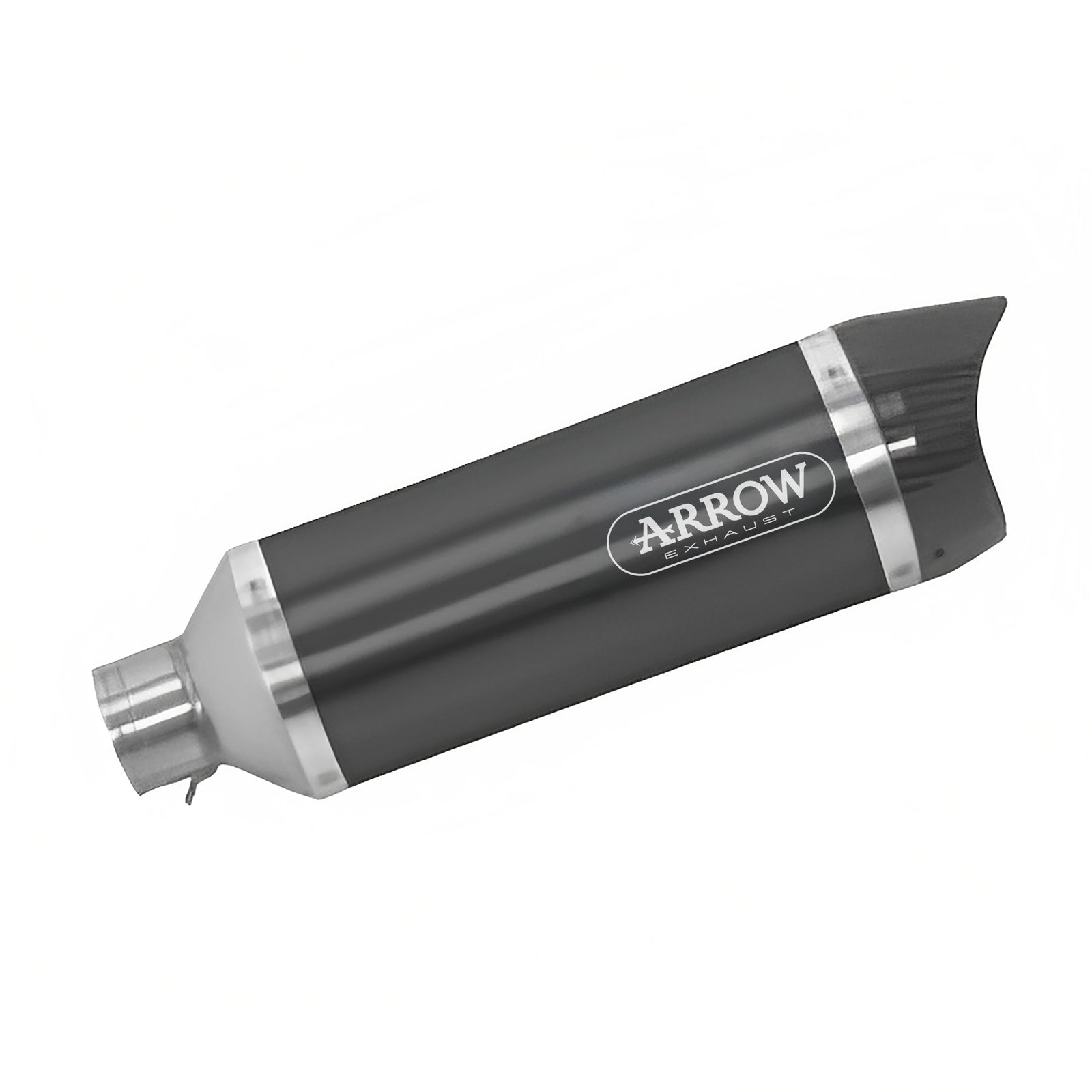 Arrow 71892AKN Thunder Aluminium Dark Slip On With Carbon End Cap