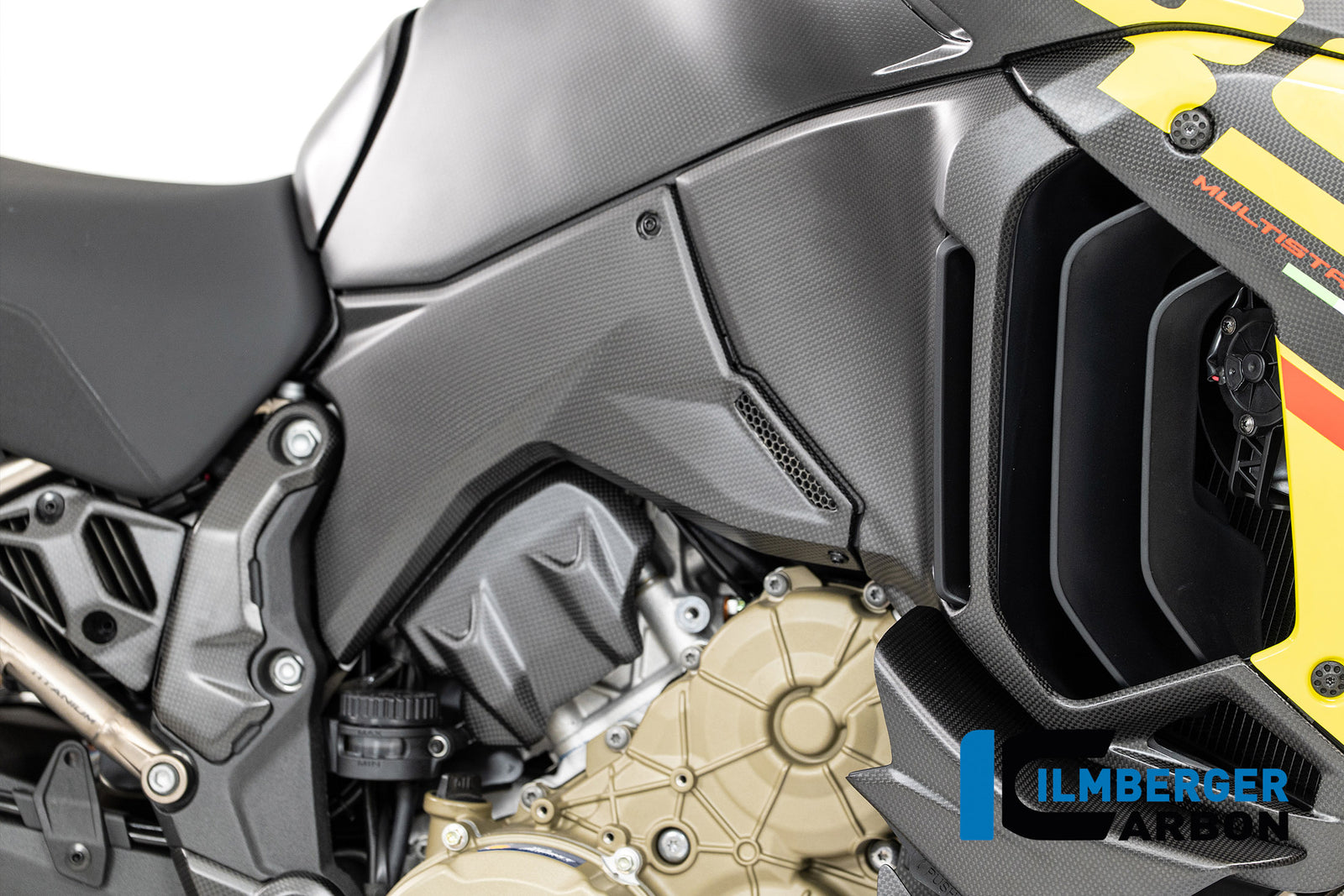Ilmberger Carbon Right Tank Cover Carbon Matte Ducati Multistrada V4 2025