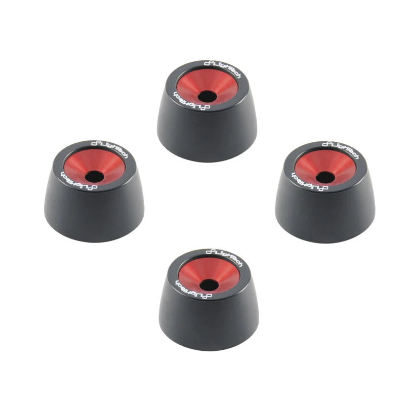Lightech Front And Rear Axle Slider Set For Yamaha R1 R1M - Red