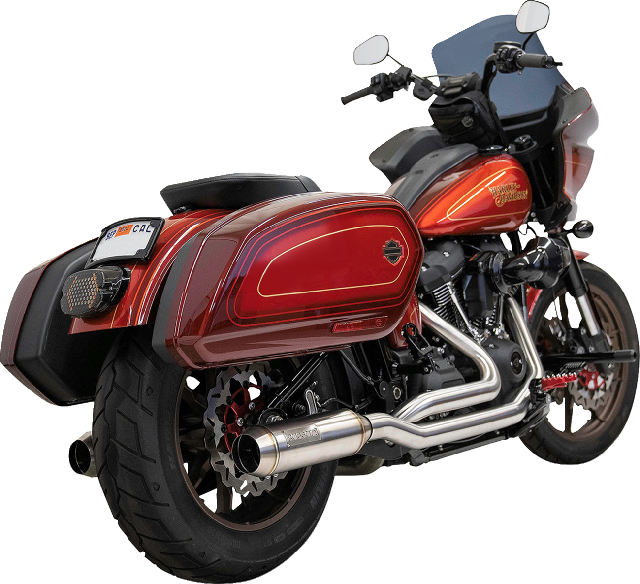 Bassani Xhaust True Dual Performance Exhaust System With 4" Muffler - Stainless Steel