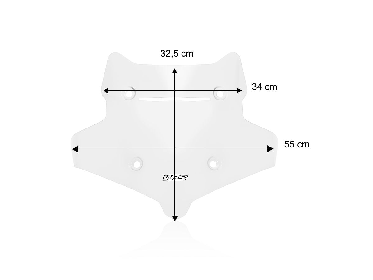 WRS Windscreen Enduro Voge Valico 525 DSX 2023-2024 / 625 DSX 2025-2026