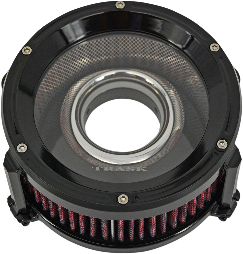 Trask Assault Charge High-Flow Air Cleaner - Gloss Black