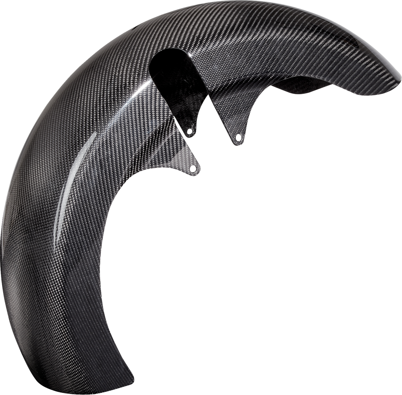 Arlen NESS 21" Front Fender - Fat Wrapper - Carbon Fiber - HD Touring '24-'25