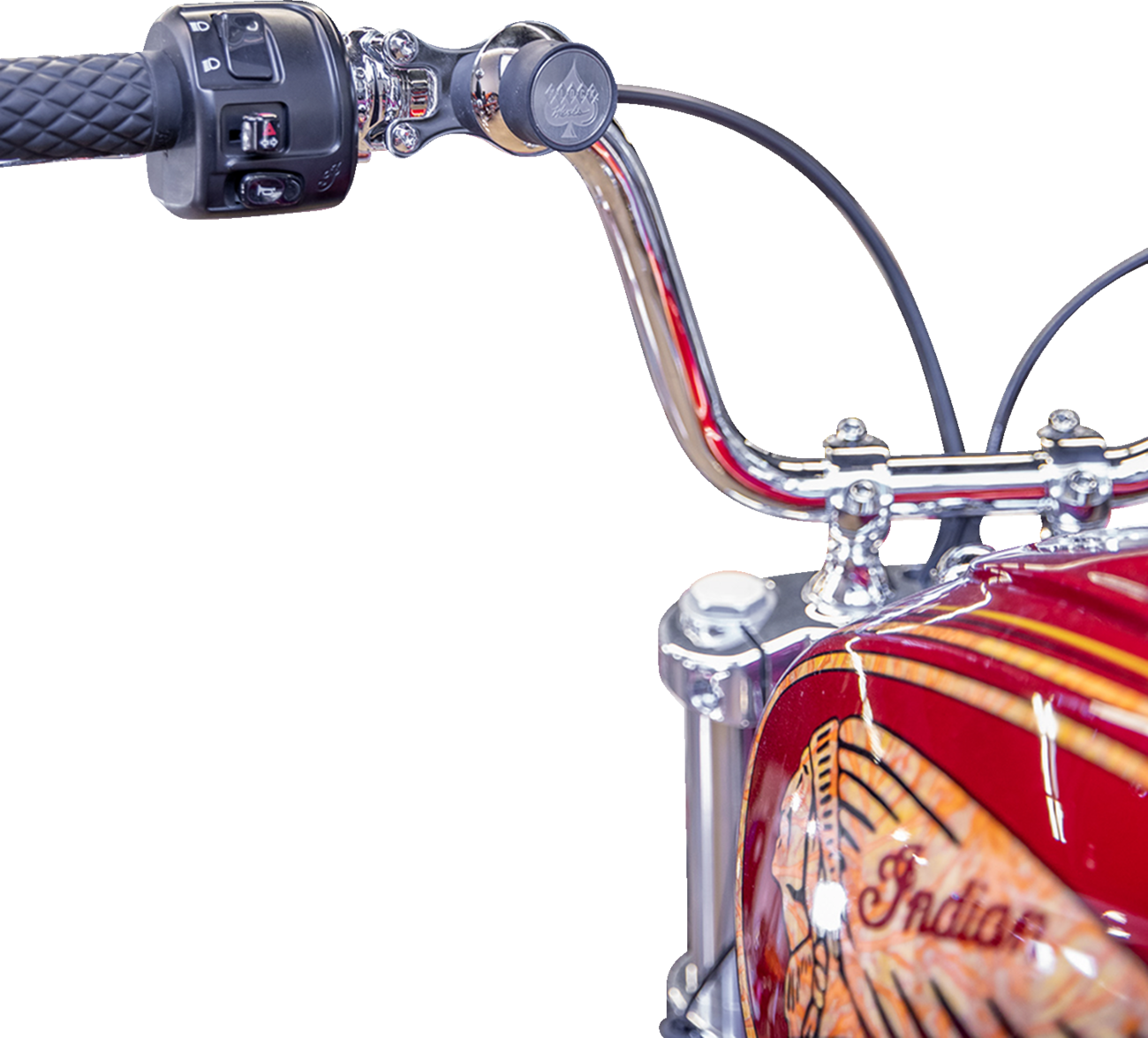 Klock Werks iOmount™ For Indian - Ambidextrous Mount - Chrome - Scout