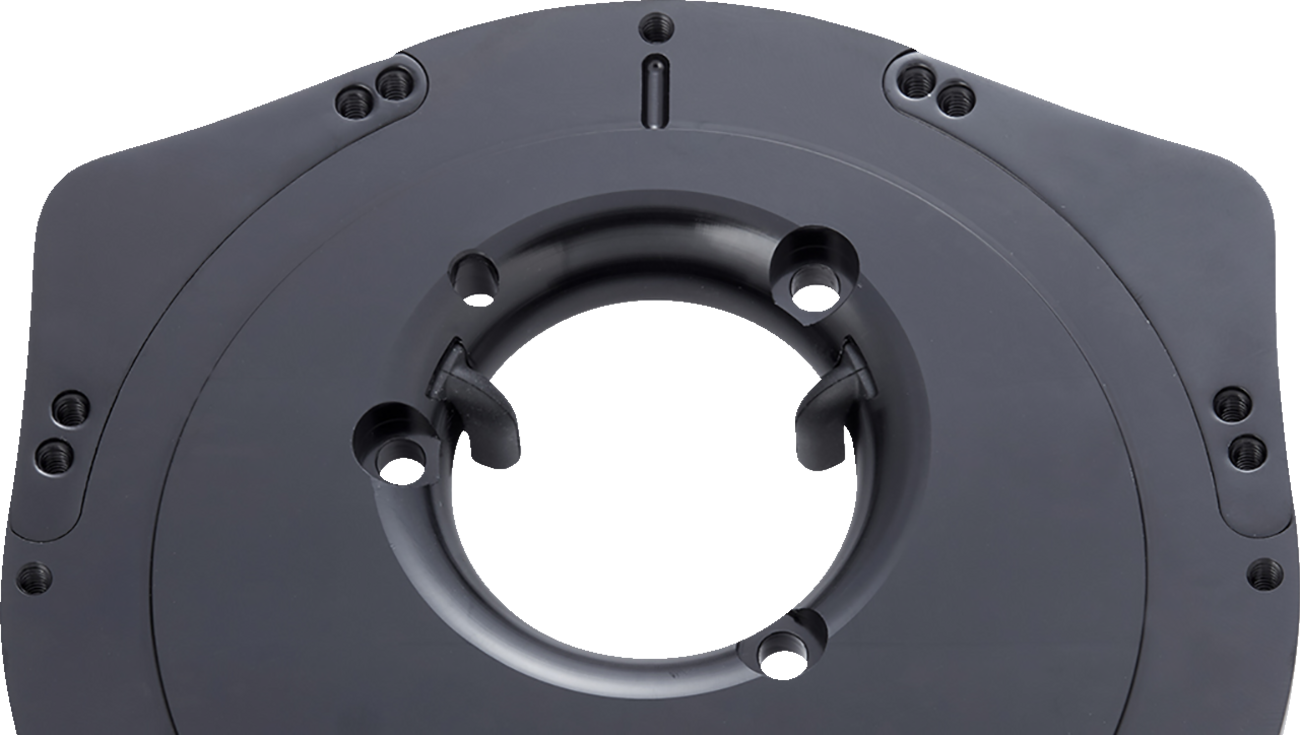 Arlen NESS Replacement Breather Bolt Cover Plate - Inverted/Method/Clear Tear/Sidekick - Left - Black