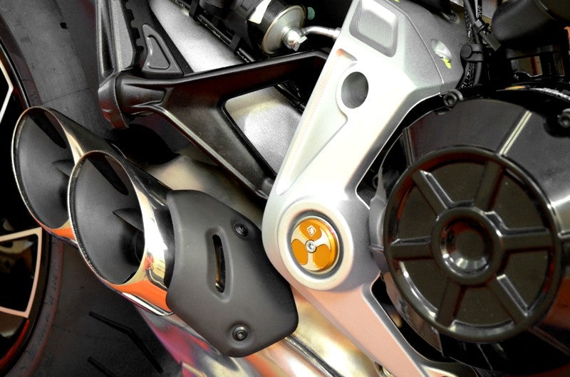 Ducabike DBK TTF02 Xdiavel Kit Central Frame Caps - GOLD