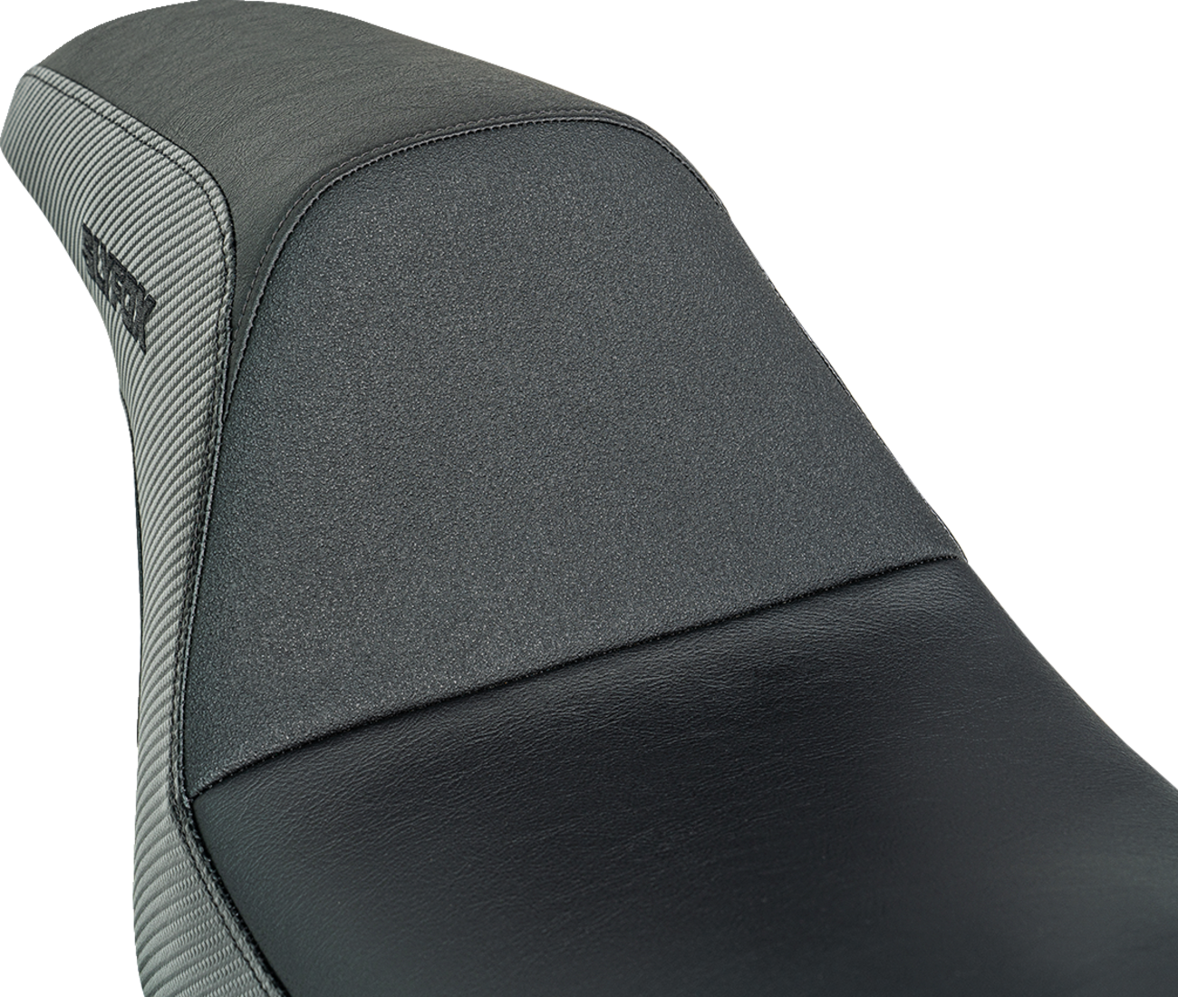 Slyfox Drifter Seat - Black Logo - Black Vinyl - Smooth - FXR '82-'00