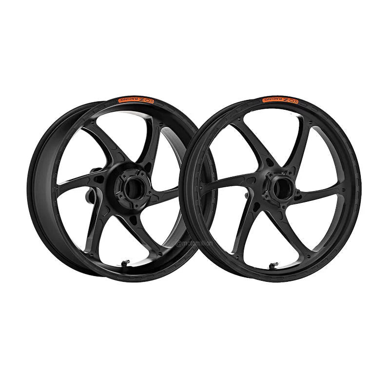 OZ Racing GASS Forged Aluminum Wheel Set For Kawasaki ZX10R - Matt Black