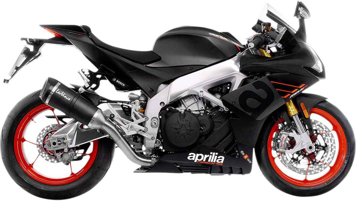 LeoVince Factory S Slip-On Muffler - Carbon Fiber - Tuono