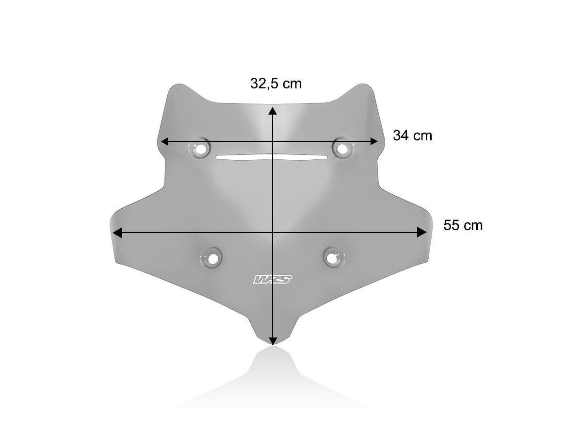 WRS Windscreen Enduro Voge Valico 525 DSX 2023-2024 / 625 DSX 2025-2026