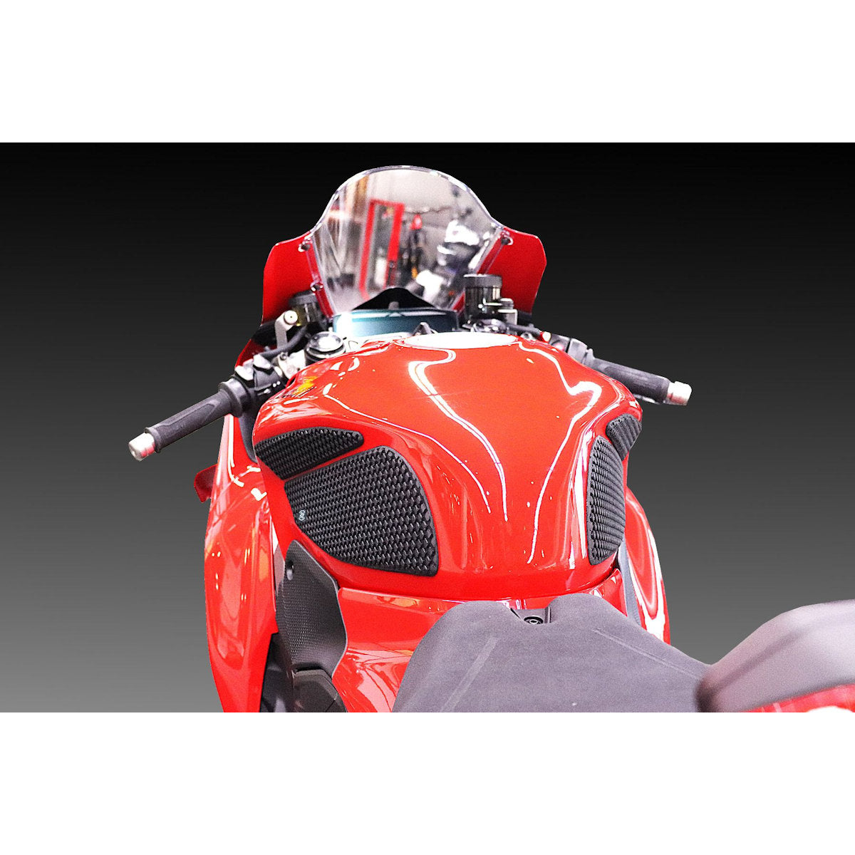 TechSpec Snake Skin Tank Protection Traction Grip Pads Panigale V4 V4S Tricolore