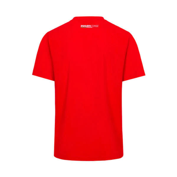 Ducati Corse Stripes Official MotoGP Race Team T-Shirt - Red