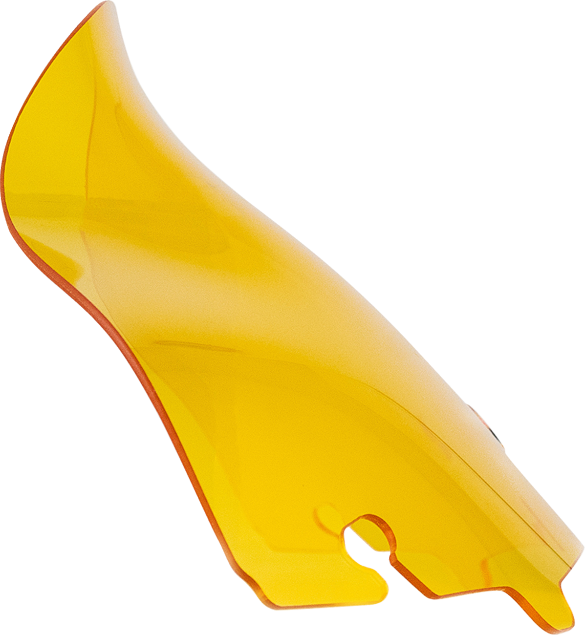 Klock Werks Kolor Flare® Windshield - 6-1/2" - Yellow - '14-'25 FLH/FLHT/FLHX