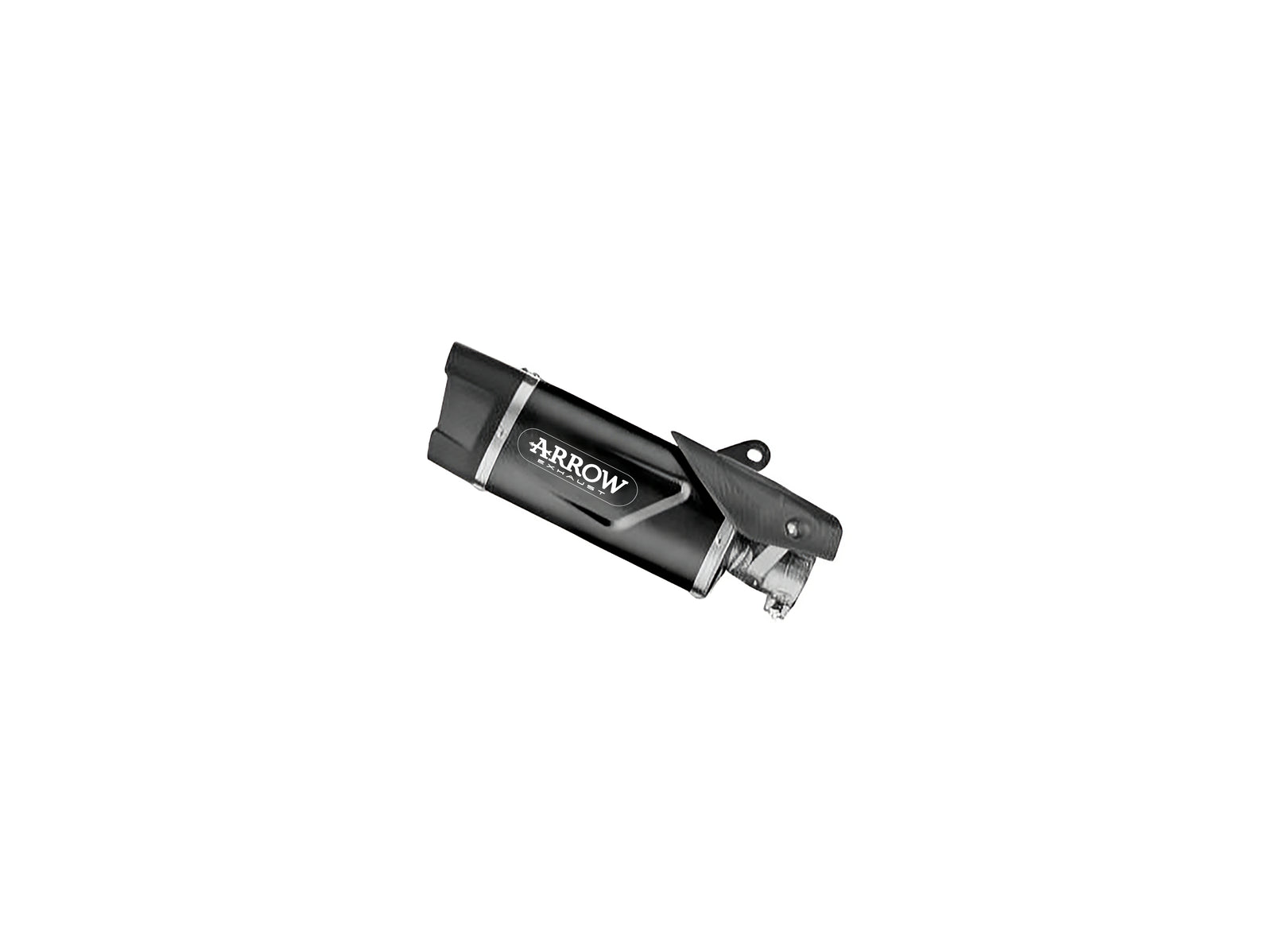 Arrow 71983AKN Indy Race Evo Aluminium Dark Slip On With Carbon End Cap