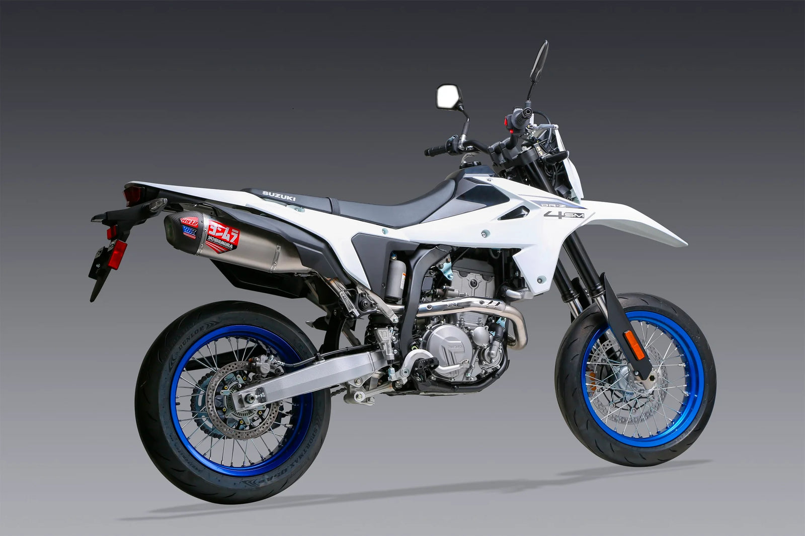 Yoshimura DR-Z4 S/Sm 25-26 Race RS-12 Stainless Full Exhaust, W/ Stainless Muffler