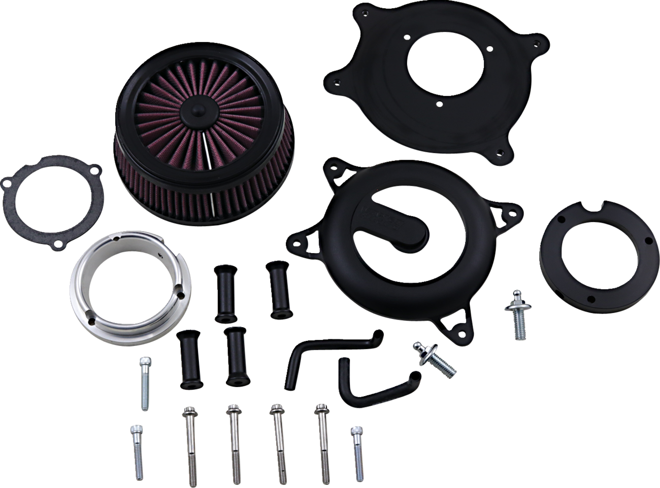 Vance & Hines VO2 Rogue Air Intake Kit - Wrinkle Black
