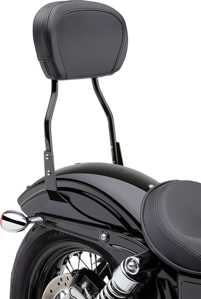 Cobra Round Sissy Bar - Short - Black - Sportster