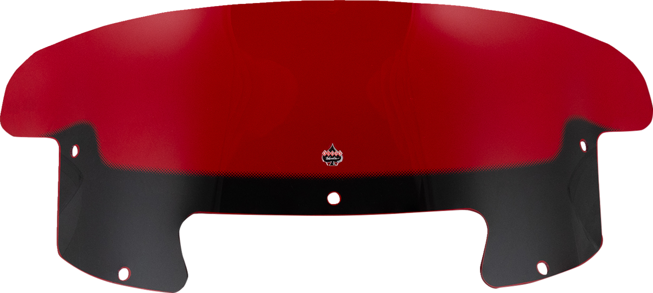Klock Werks Kolor Flare™ Windshield - 8" - Red - Indian