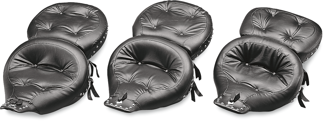 Mustang Wide Studded Touring Seat - FLT '91-'96