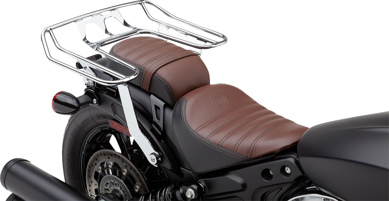 Cobra Detachable Wrap Around Rack - Chrome - Bobber