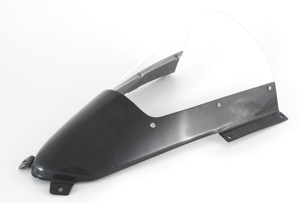 Fullsix Carbon CARBON WINDSCREEN - CLEAR + 30mm