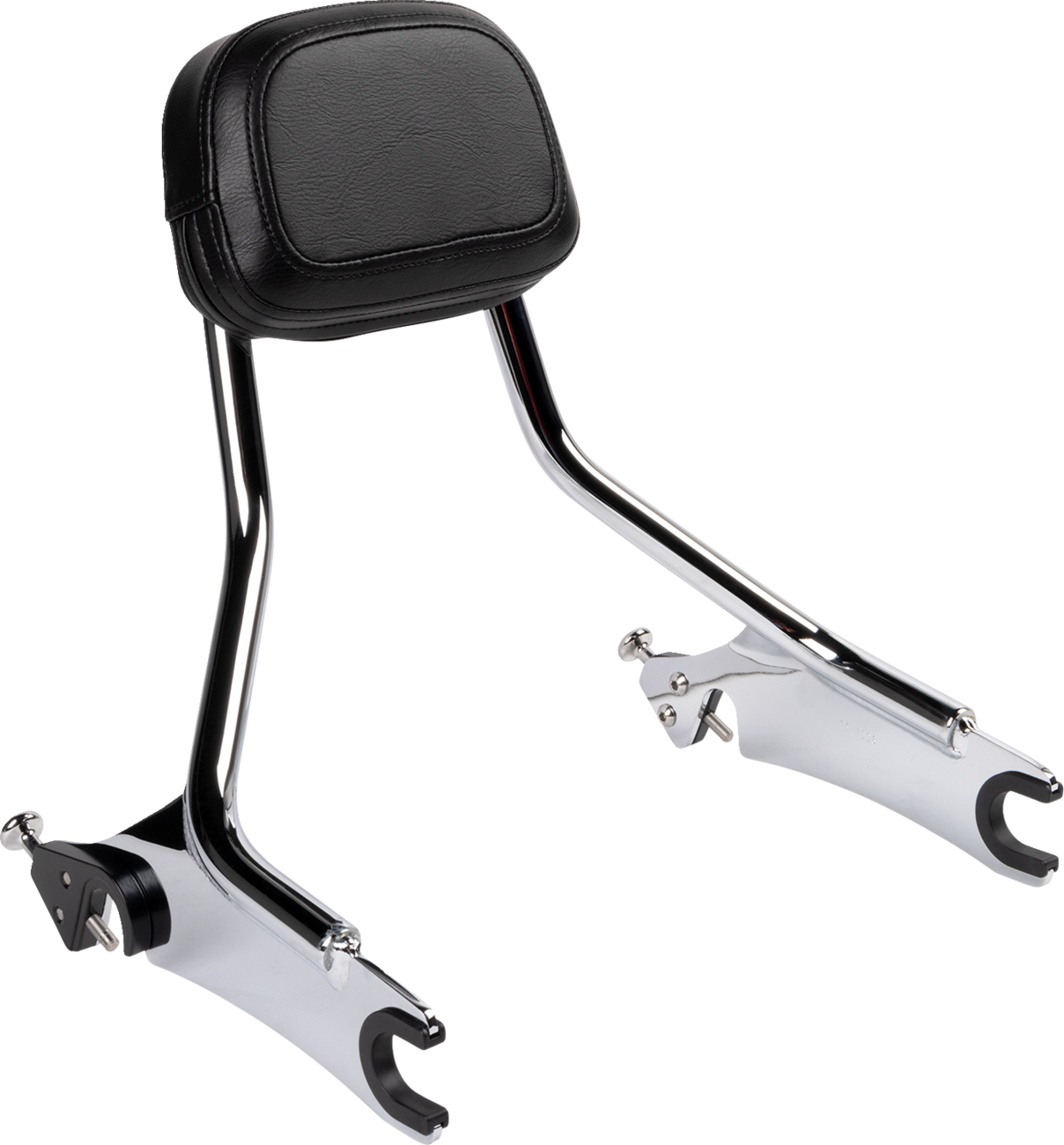 Cobra Detachable Backrest - Chrome - Short - Chieftain