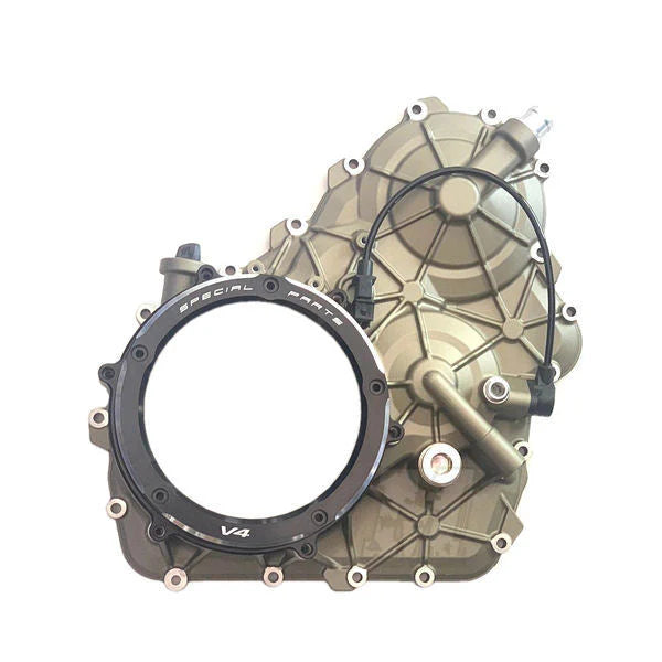 Ducabike DBK Clear Clutch Cover Kit For Ducati Streetfighter V4 V4S - Black