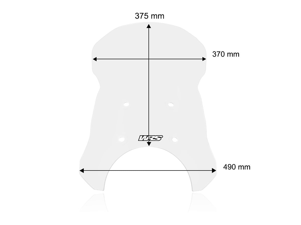 WRS Caponord Windscreen Royal Enfield Himalayan 450 2024-2026