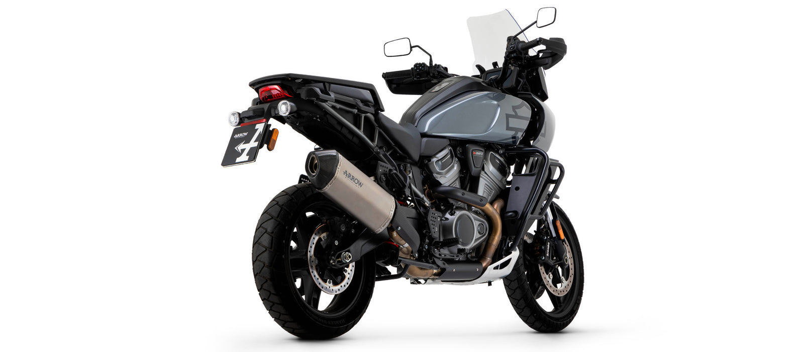 Arrow 72507SK Sonora Titanium Slip On With Carbon End Cap