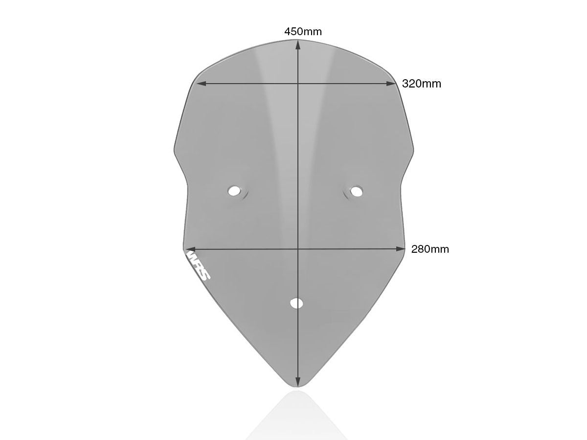 WRS Intermedio Windscreen Ducati Multistrada 1200 / S 2010-2012