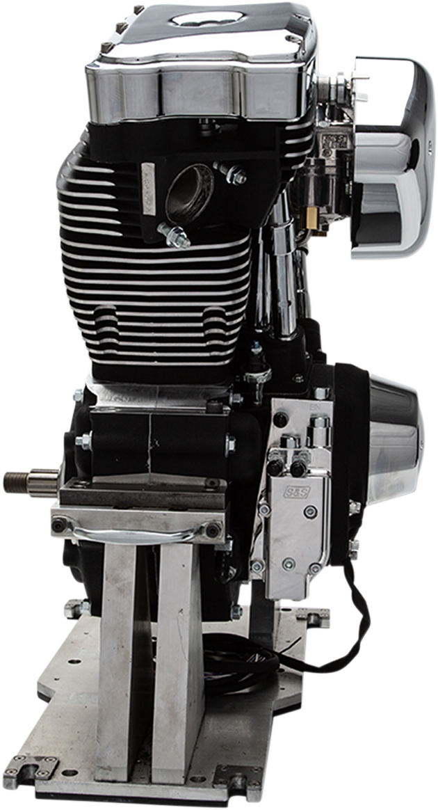 S&S Cycle V80R Series Engine - Black - Custom Chassis | Evolution Big Twin