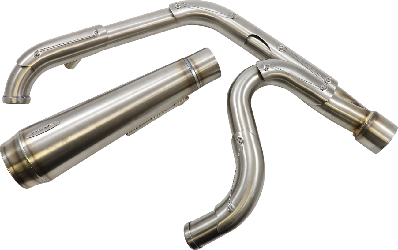 Trask Assault 2:1 Exhaust - Full Stainless - '91-'05 Dyna