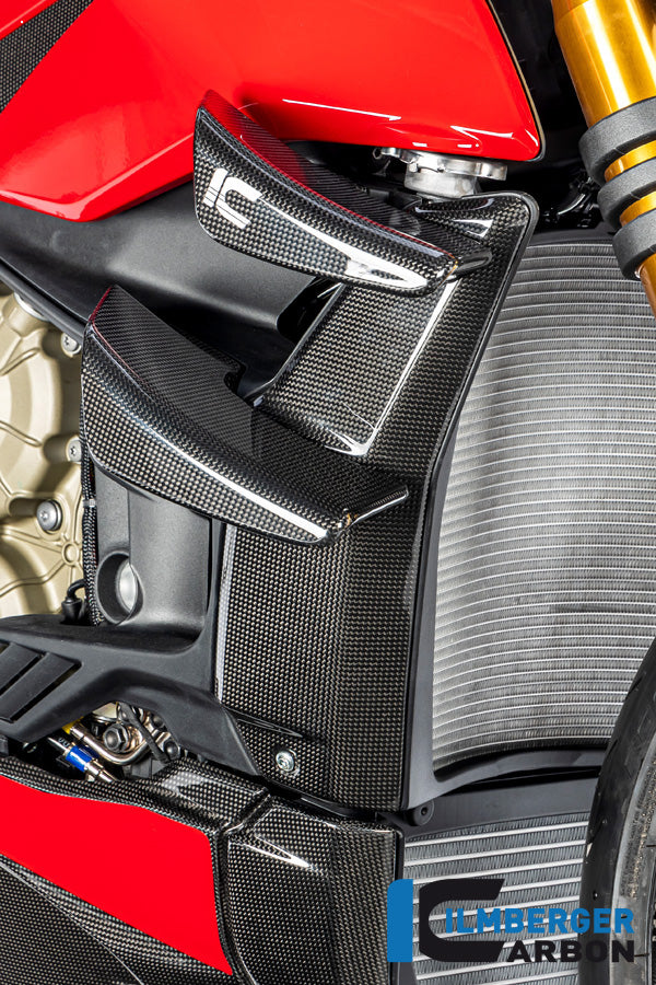 Ilmberger Carbon Fairing Side Winglet Kit Right V4 Ducati Streetfighter - Gloss