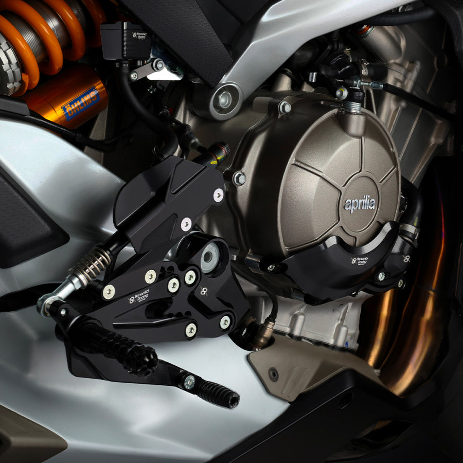 Bonamici Racing Adjustable Rearsets - Aprilia RS 660 - Tuono 660