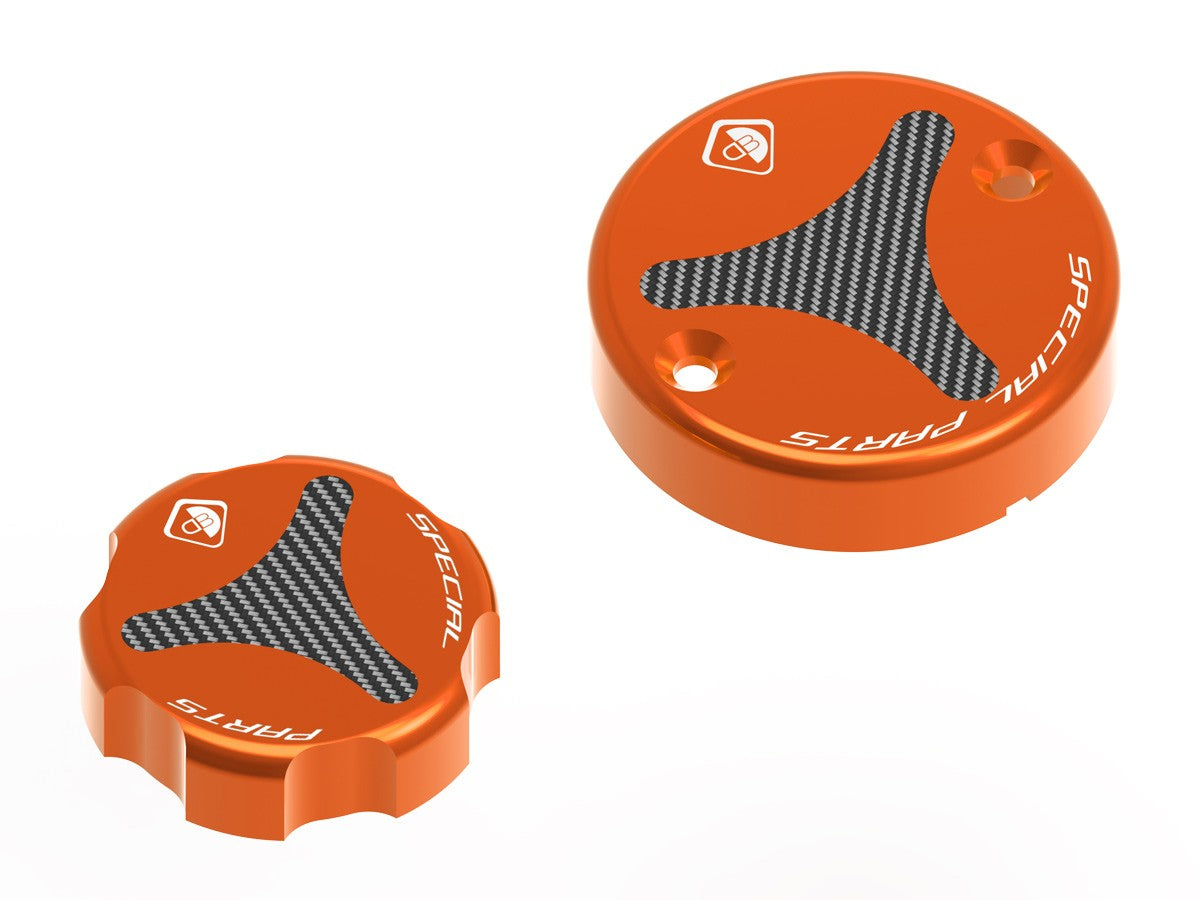Ducabike DBK TLS01 Fluid Reservoir Caps - Orange