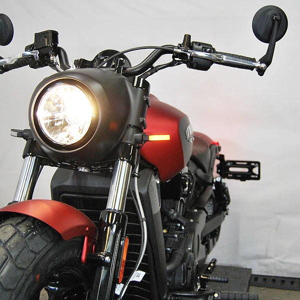 NRC Indian Scout Bobber Front Turn Signals (2018-2024)