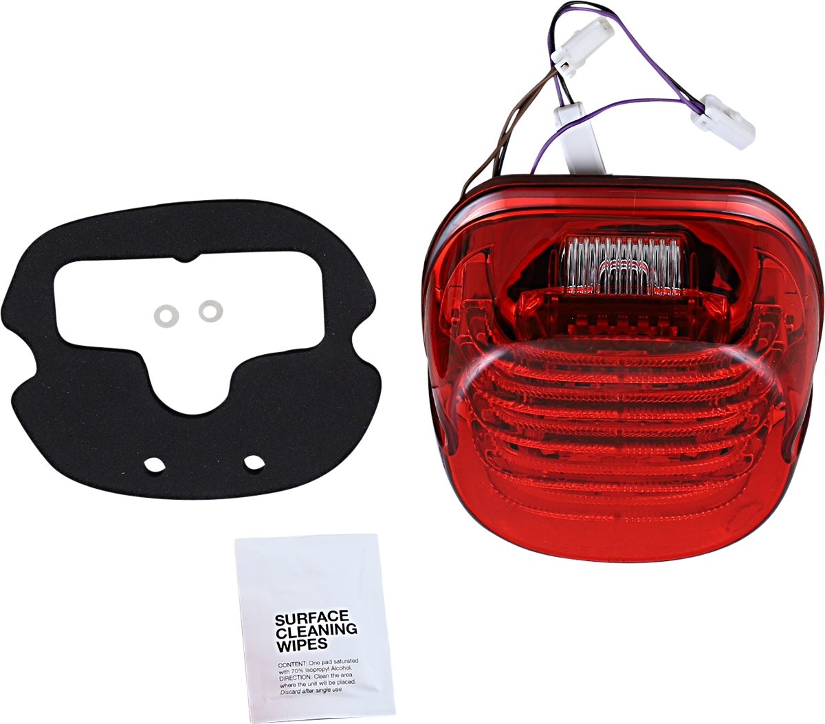 Custom Dynamics Taillight/Turn Signal - Top Window - Red Lens