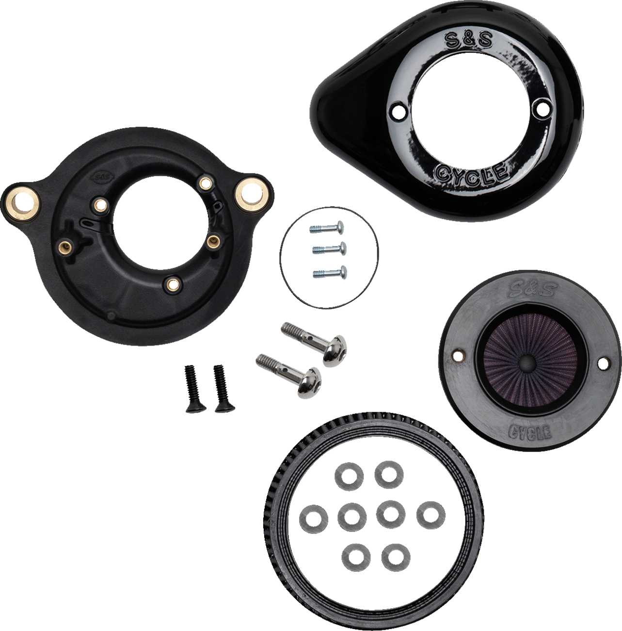 S&S Cycle Air Stinger Stealth Air Cleaner Kit - Black