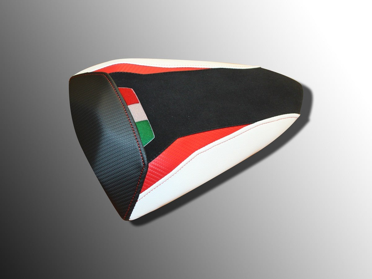 Ducabike DBK CSV4PC01 SFV2 Comfort Passenger Seat Cover - BLACK-RED-WHITE