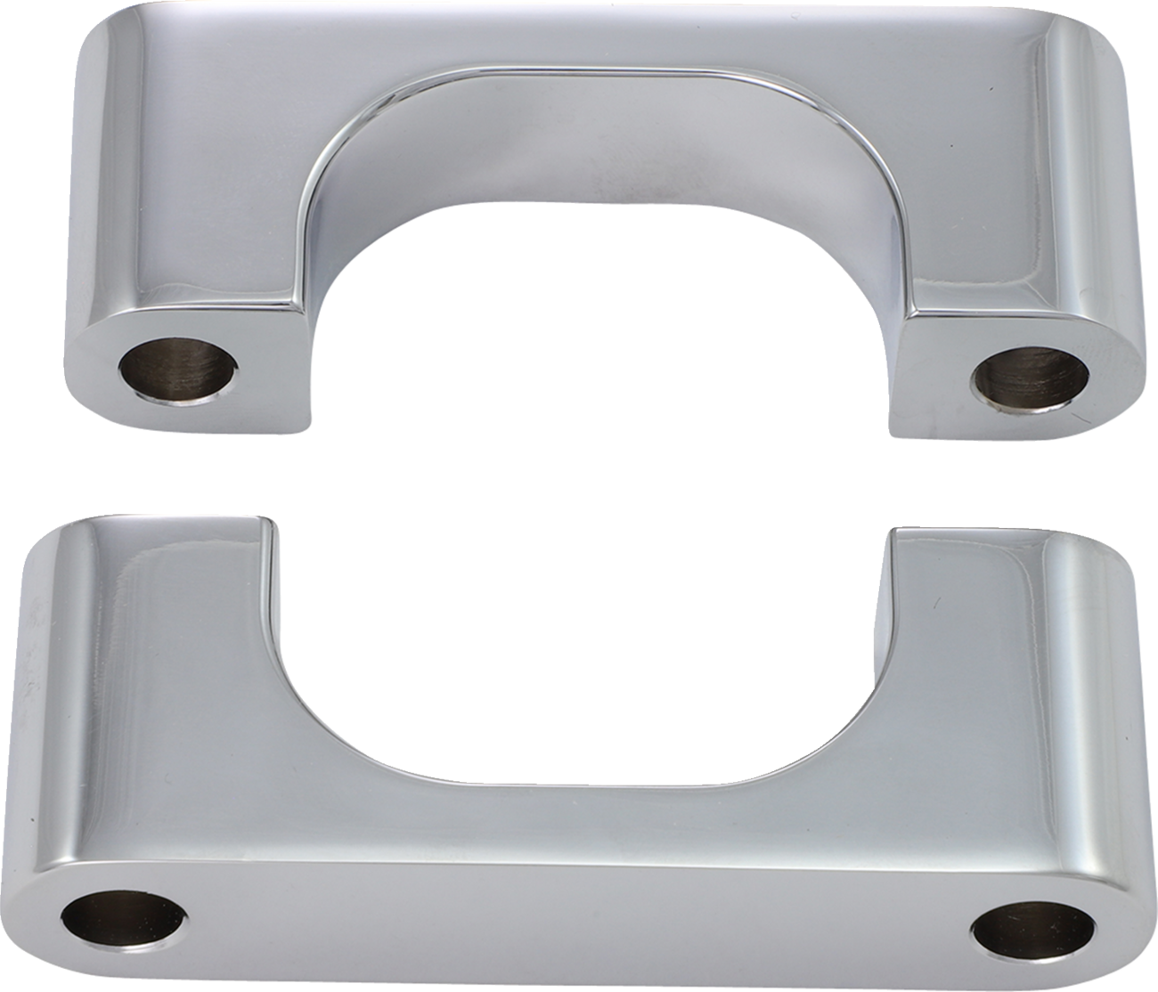 Klock Werks Hugger Front Fender Mounting Blocks - For 21" Wheels - Chrome