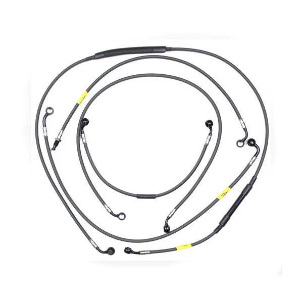 Fren Tubo Carbon Fiber Braided Brake Line Kit Panigale V4 V4S V4S Speciale