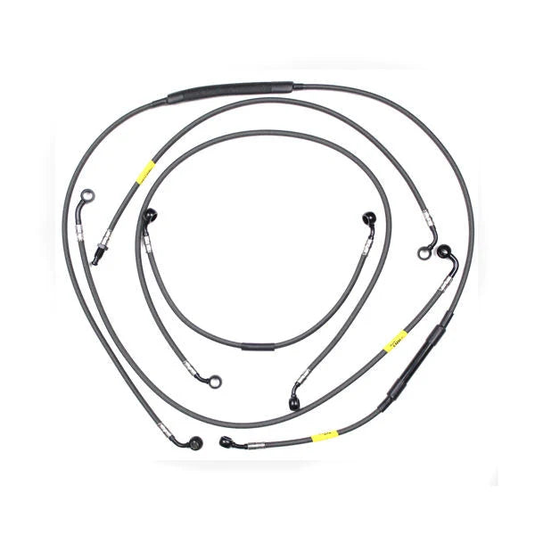 Fren Tubo Carbon Fiber Braided Brake Line Kit Panigale V4 V4S V4S Speciale