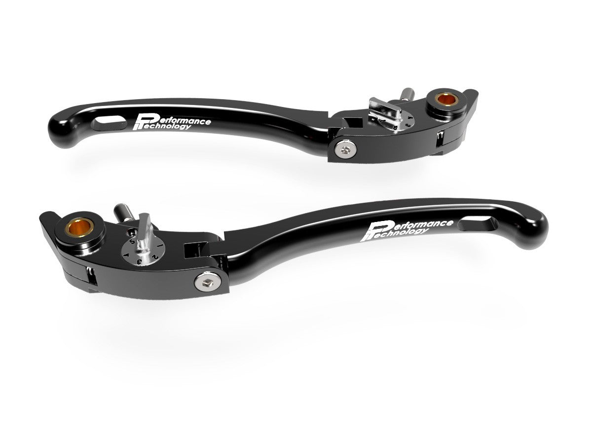 Ducabike DBK LE01 Brake / Clutch Adjustable Levers Eco GP 1 - BLACK-SILVER