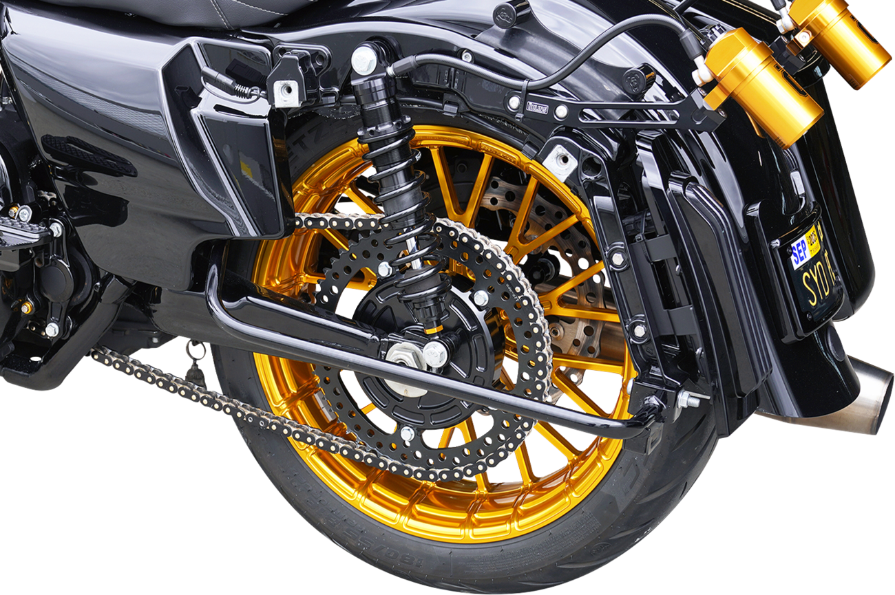 Arlen NESS Chain Drive Kit - 27/57 Tooth - Black - FLT/FLH
